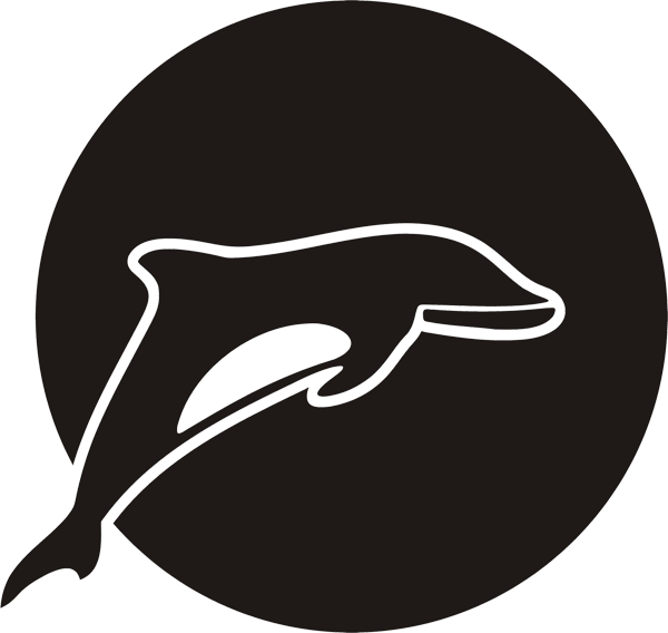 Aufkleber Delfin