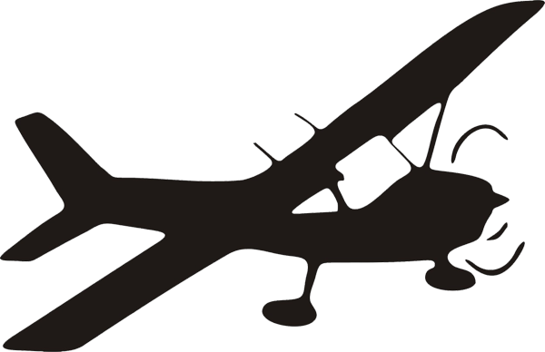 Cessna Flugzeug Aufkleber