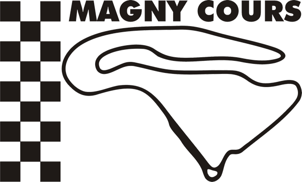 Rennstreckenaufkleber Frankreich Magny Cours