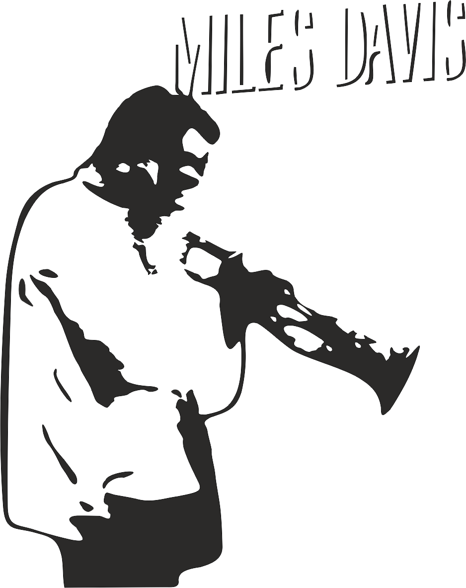 Aufkleber Miles Davis